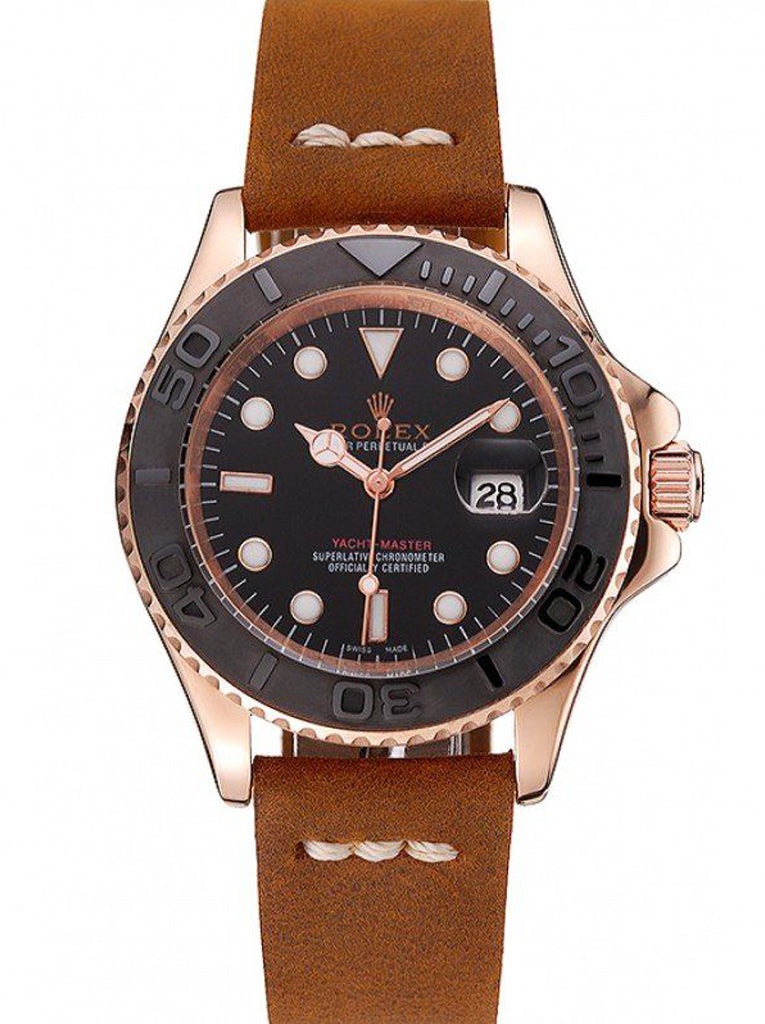 Replica Rolex Yacht-Master 41mm Black Dial 1453861