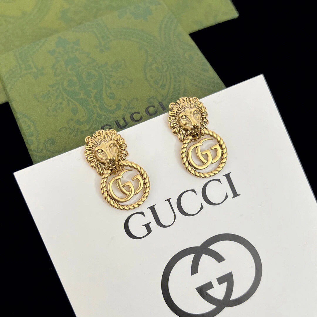 Nature Series - Lion Earrings