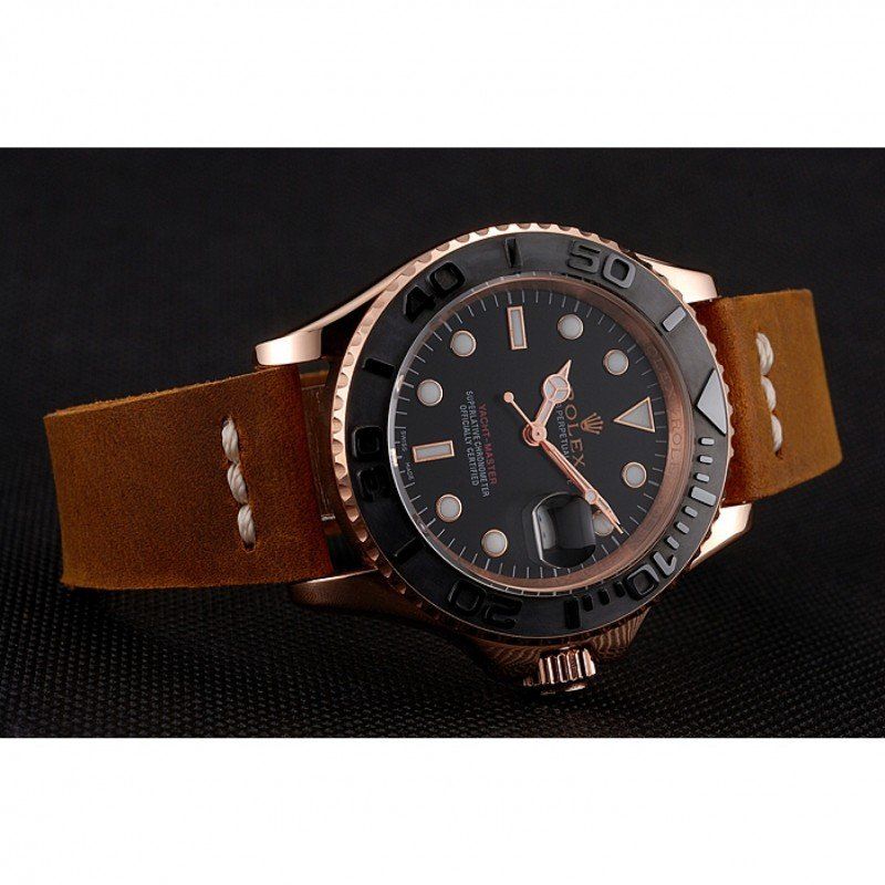 Replica Rolex Yacht-Master 41mm Black Dial 1453861