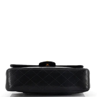 Chanel Vintage Classic Double Flap Bag Quilted Lambskin Medium