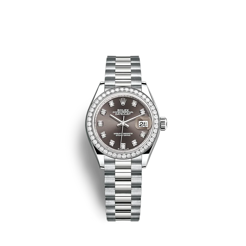 Rolex Lady-Datejust 279139RBR 28mm Dark grey