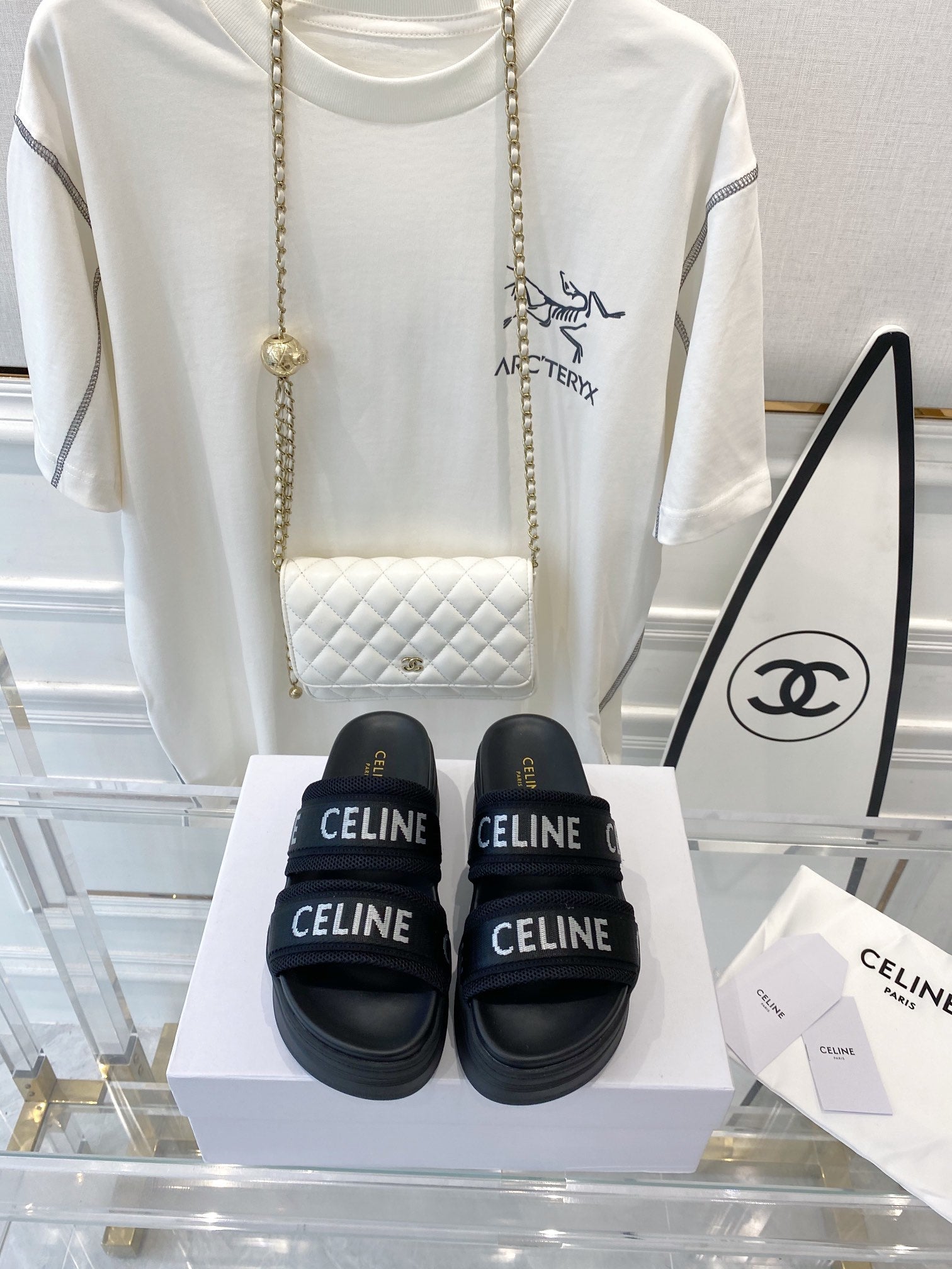 2023 Exclusive letters thick bottom sandals