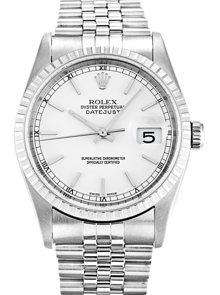 Replica Rolex Datejust 36mm White Dial 16220-3