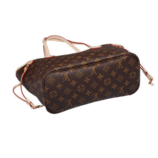 LV M41001 Neverfull PM Shoulder Bag Monogram Canvas