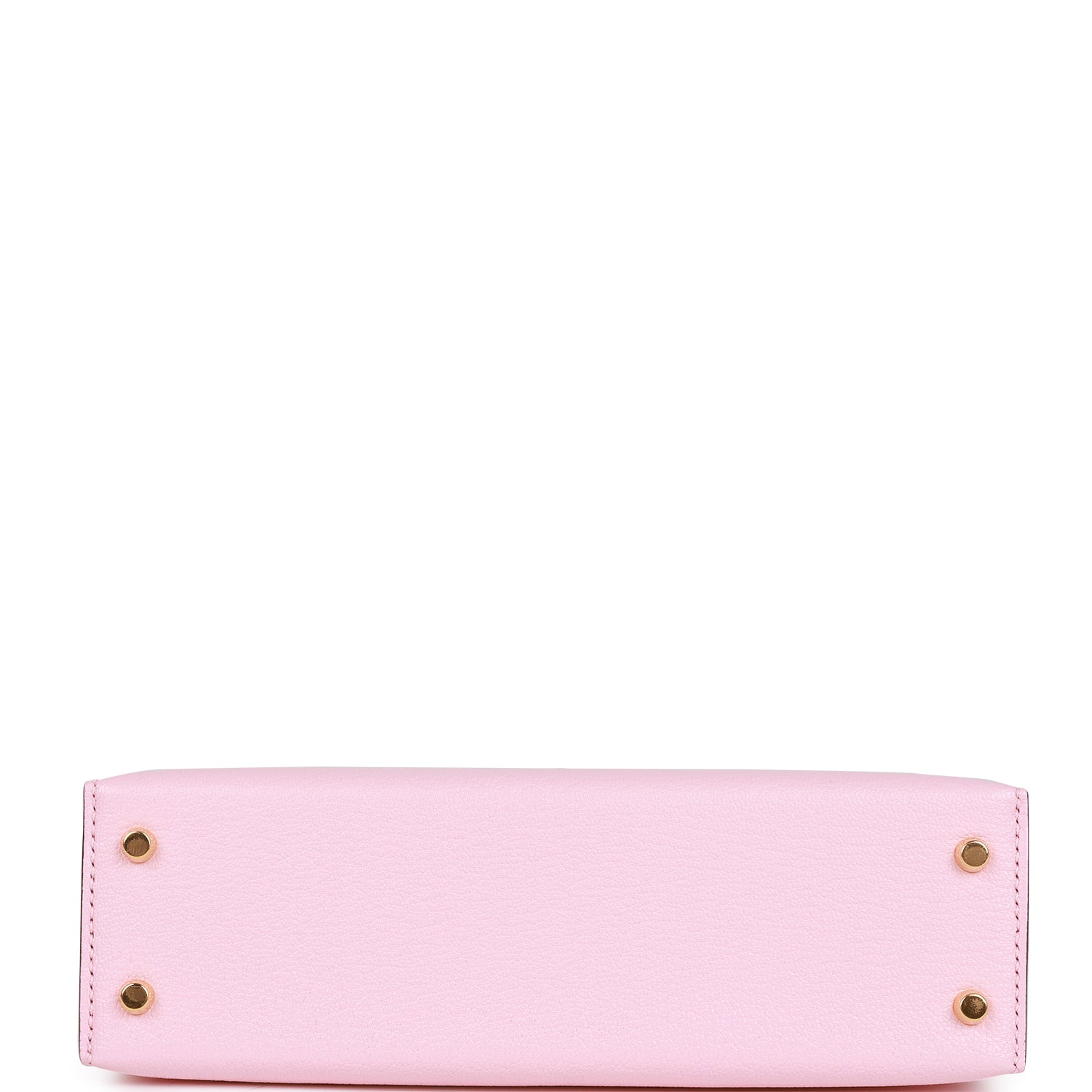 Hermès Special Order (HSS) Kelly Sellier 20 Rose Sakura and Gris Perle Chevre Gold Hardware