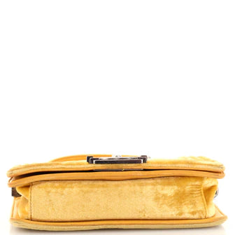 Chanel Boy Flap Bag Quilted Velvet Small