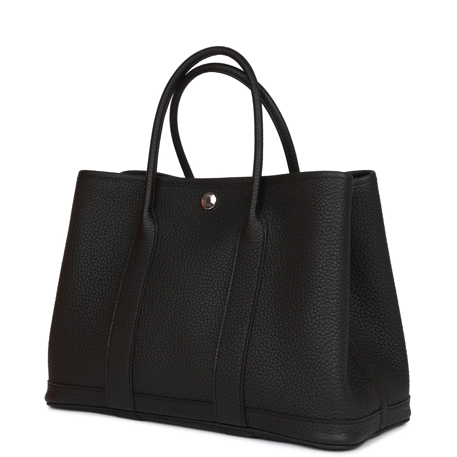 Hermès Garden Party 30 Black Negonda Palladium Hardware
