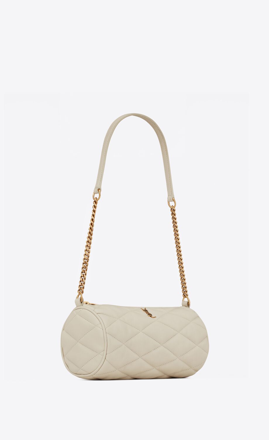 YSL Sade Small Tube Bag in Quilted Lambskin