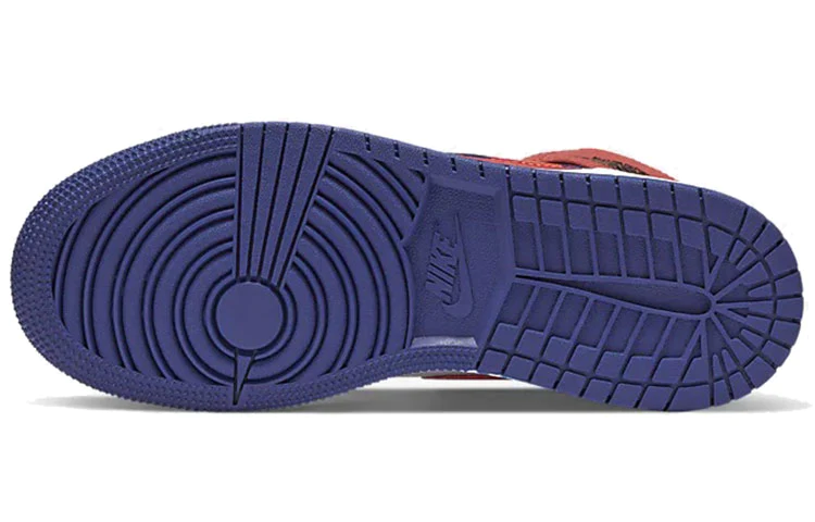 (GS) Air Jordan 1 MID SE 'Multicolored Swoosh' BQ6931-146