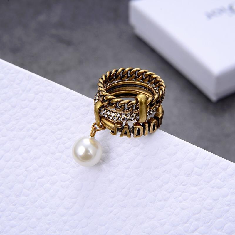 New Pearl Multi-Level Ring