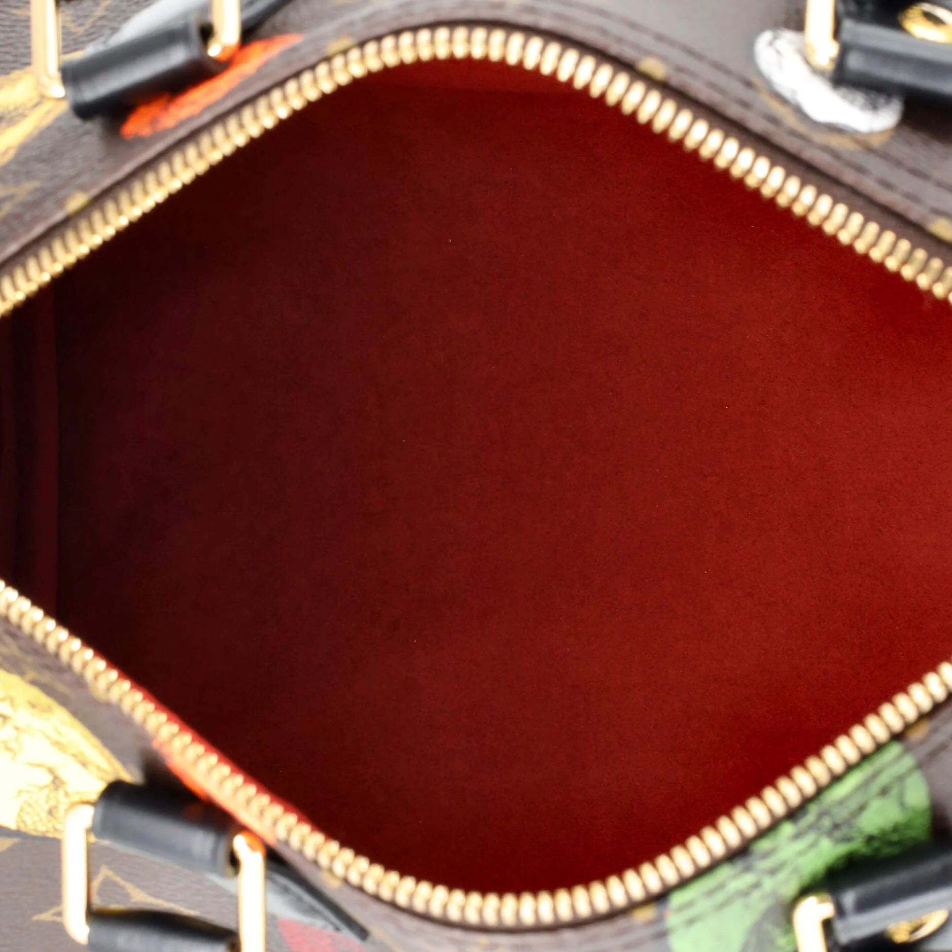 Speedy Bandouliere Bag Limited Edition Fornasetti Cameo Monogram Canvas 25