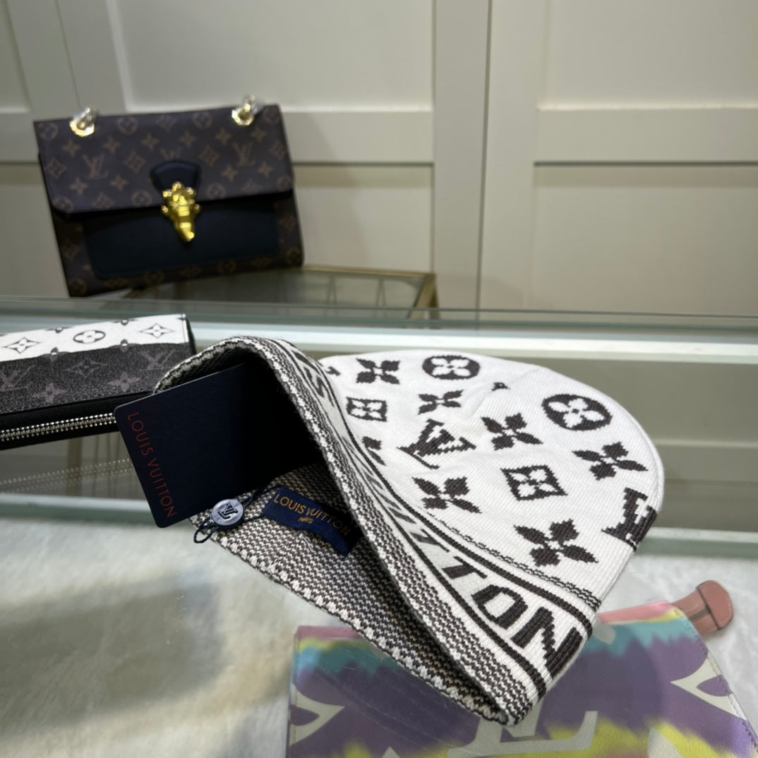 New Trends for Fall/Winter-Fashion flower color wool cap