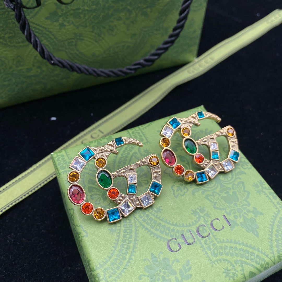 Vintage Collection - Vintage Collection - Colored Diamond Atmosphere Earrings