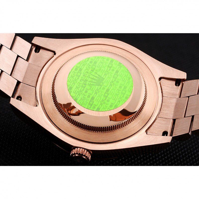 Swiss Rolex Day-Date 40 Rose Gold Etched Dial Rose Gold Case And Bracelet