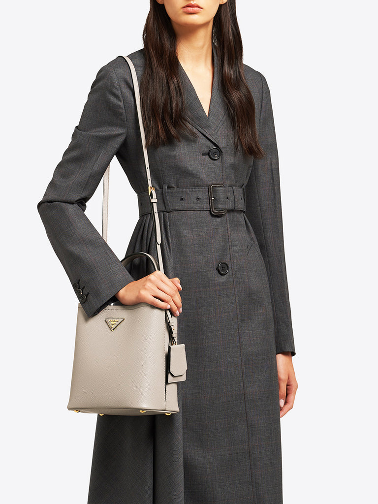 Prada Medium Saffiano Leather Prada Panier Bag