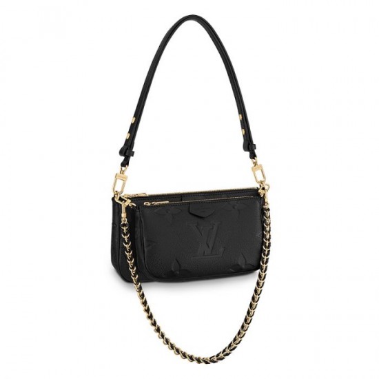 Louis Vuitton Multi Pochette Accessoires Cream M46568 Black M80399
