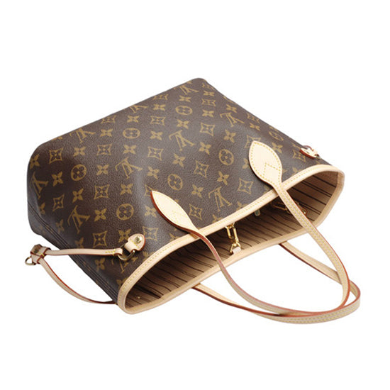 LV M41000 Neverfull PM Shoulder Bag Monogram Canvas