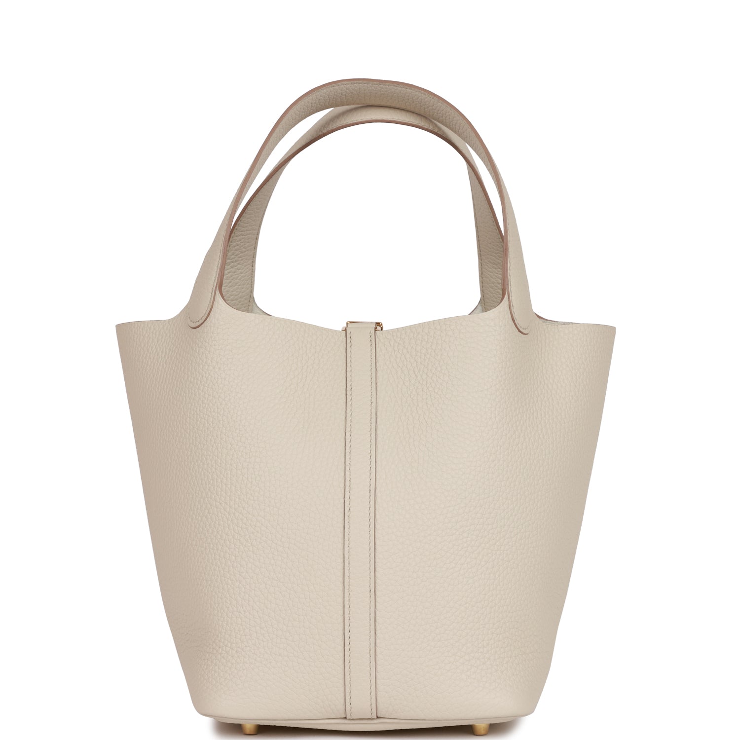 Hermès Picotin Lock 22 Beton Clemence Gold Hardware