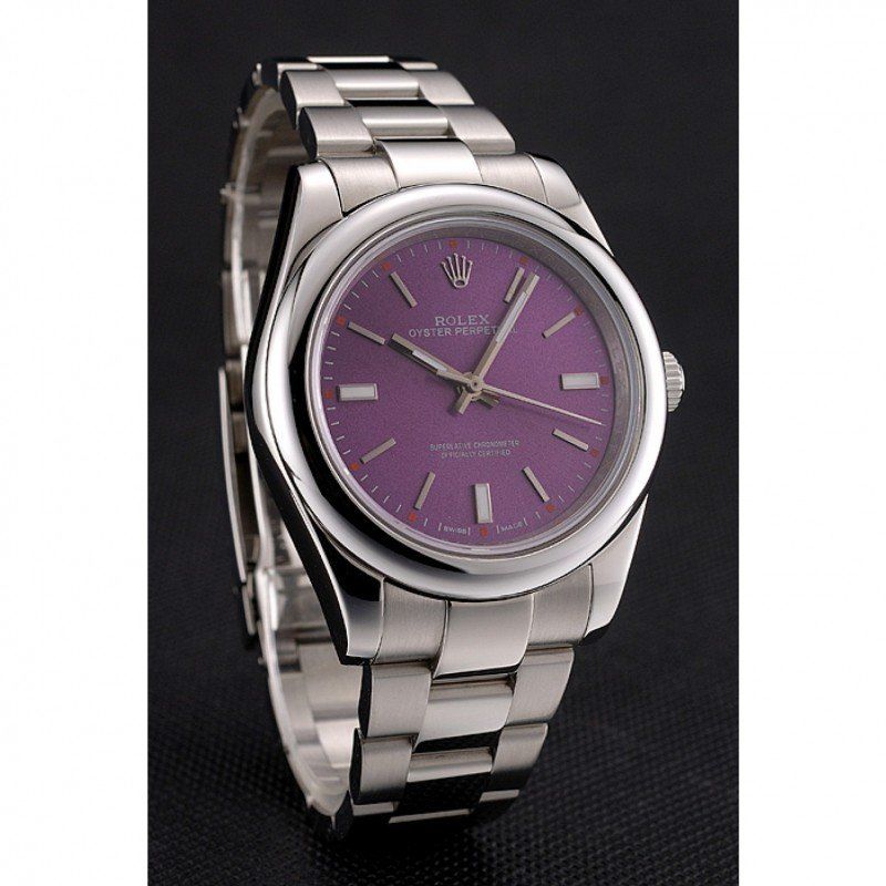 Replica Rolex Oyster Perpetual Date 41mm Purple Dial REP016834