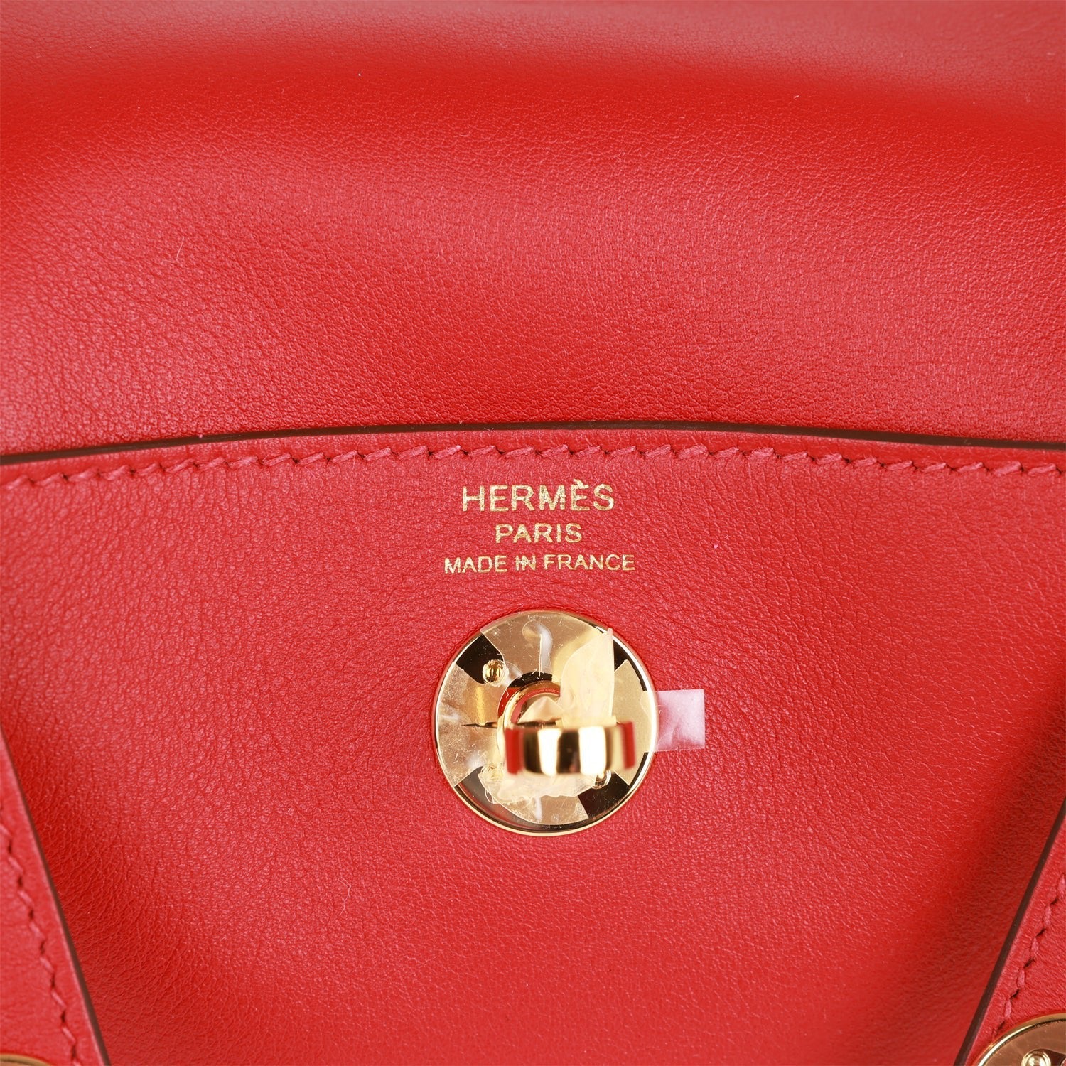 Hermès Mini Lindy Rouge Piment Swift Gold Hardware