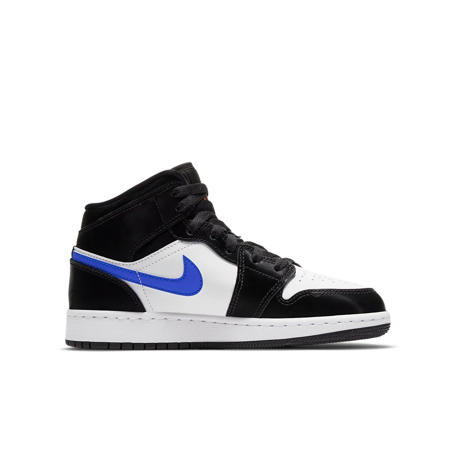 (GS) Air Jordan 1 Mid 'Black Racer Blue' 554725-084