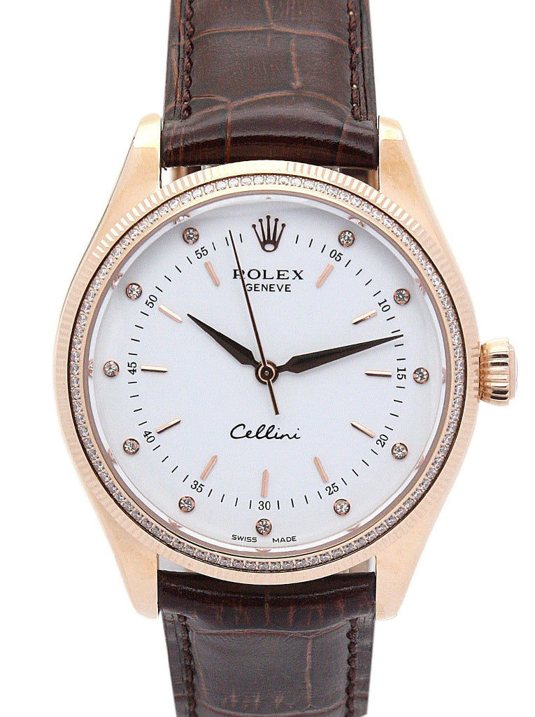 Replica Rolex Cellini 40mm White Dial 5310
