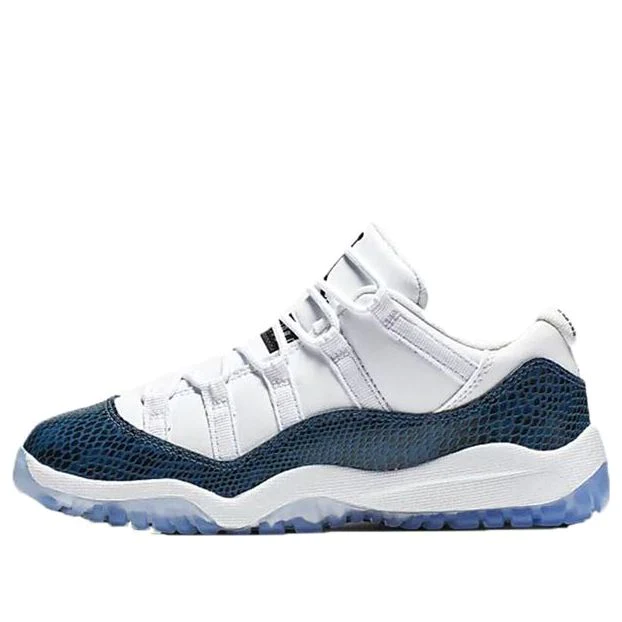 (PS) Air Jordan 11 Retro Low 'Navy Snakeskin' 2019 CD6848-102