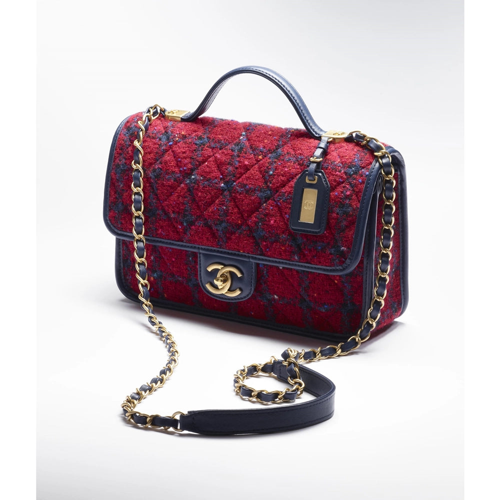 [Chanel] CLASSY Magazine Small Top Handle Flap Bag