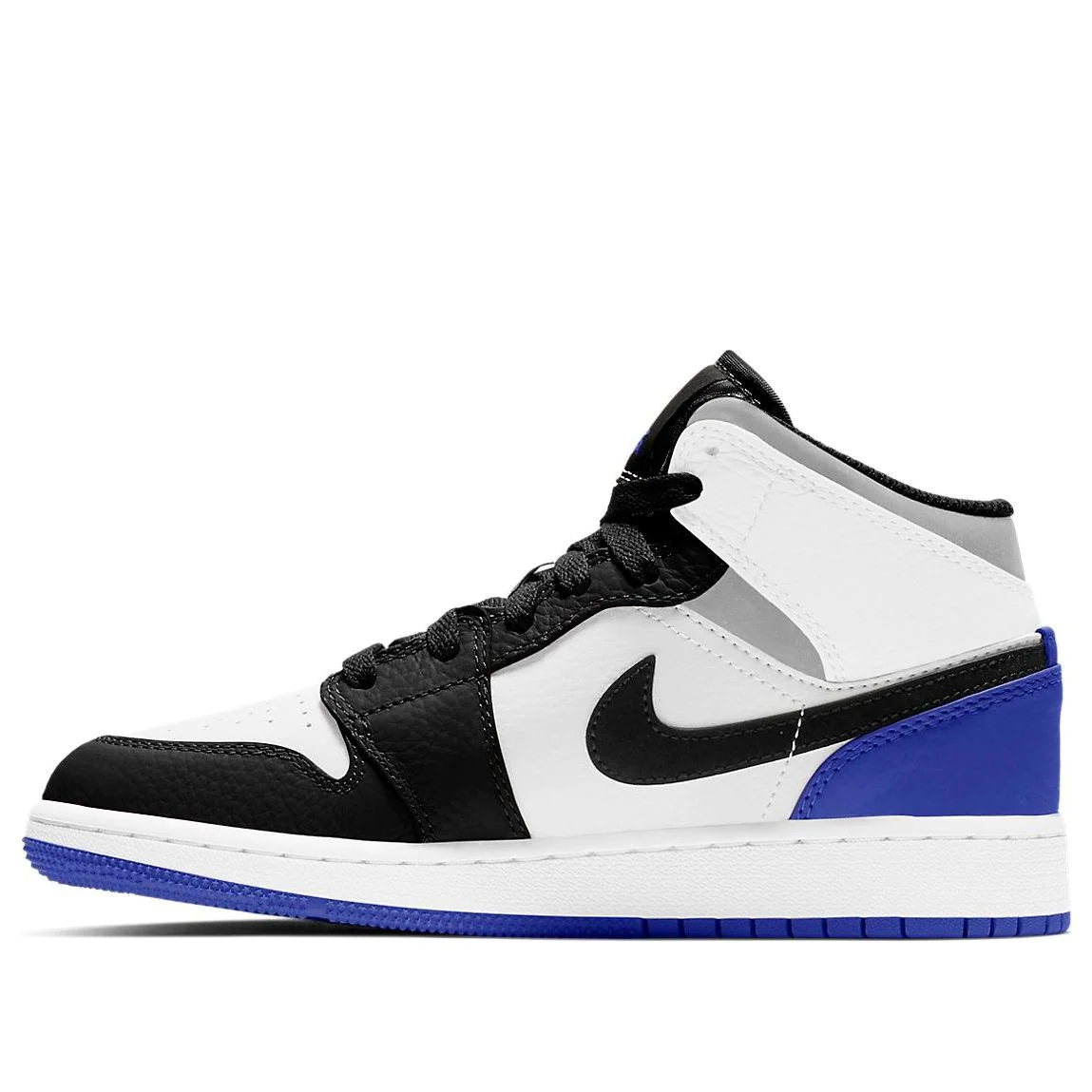 (GS) Air Jordan 1 Mid SE 'Royal Black Toe' BQ6931-102