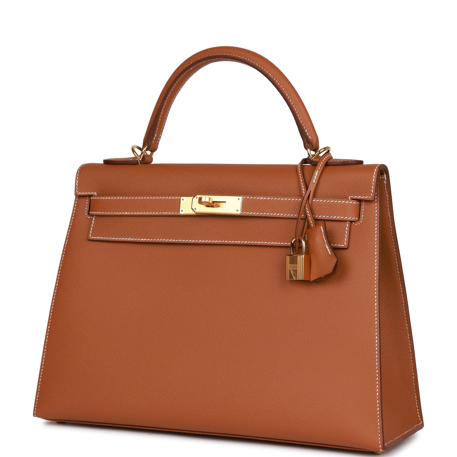 Hermès Kelly Sellier 32 Gold Epsom Gold Hardware