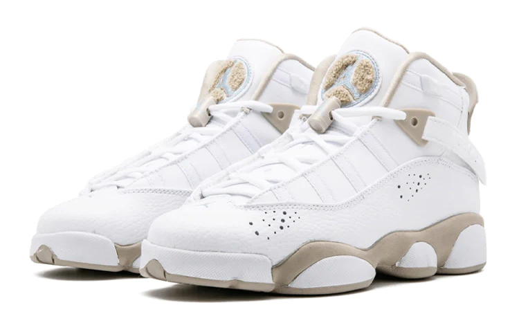 (GS) Air Jordan 6 Rings 'White Sand' 323399-107