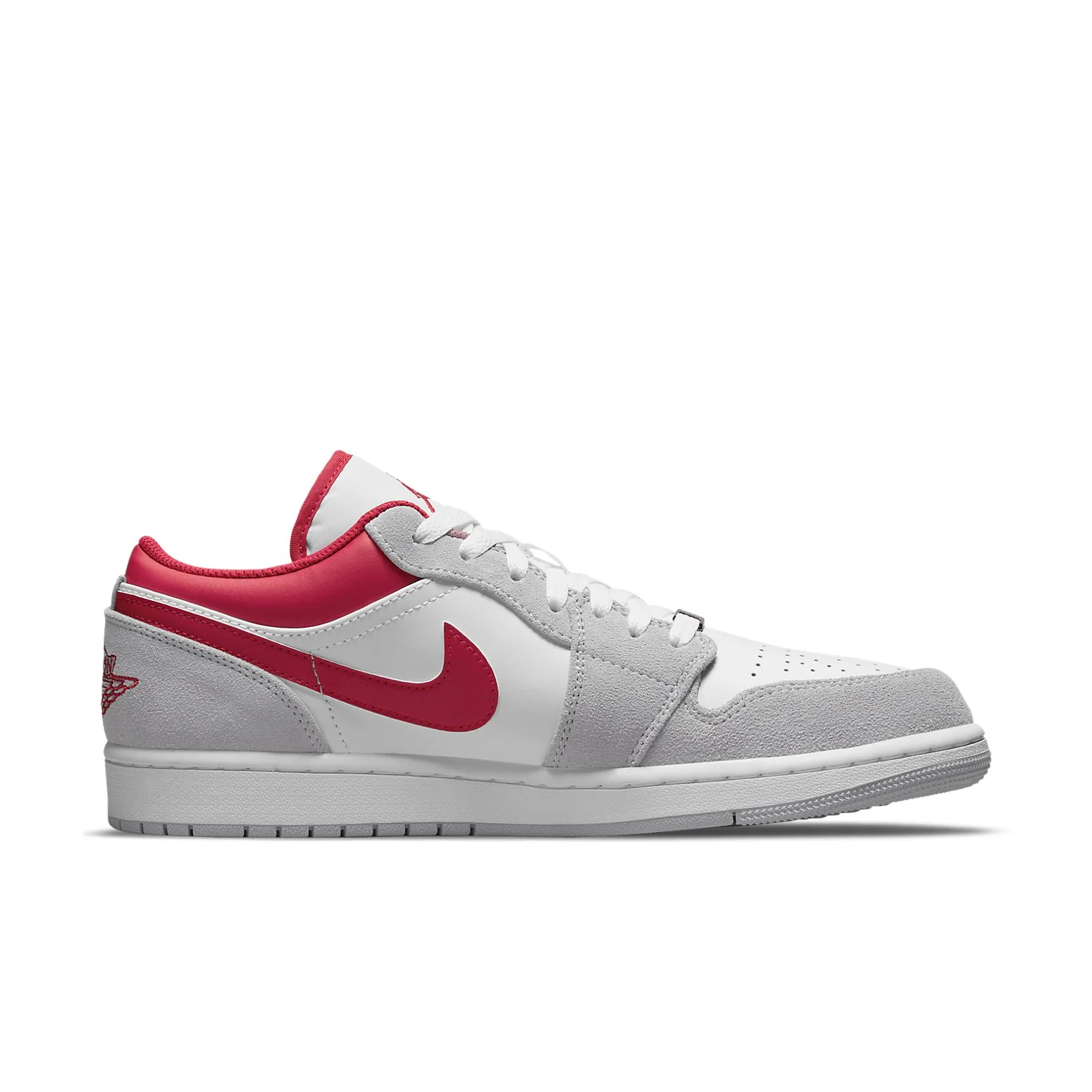 Air Jordan 1 Low SE 'Light Smoke Grey Gym Red' DC6991-016