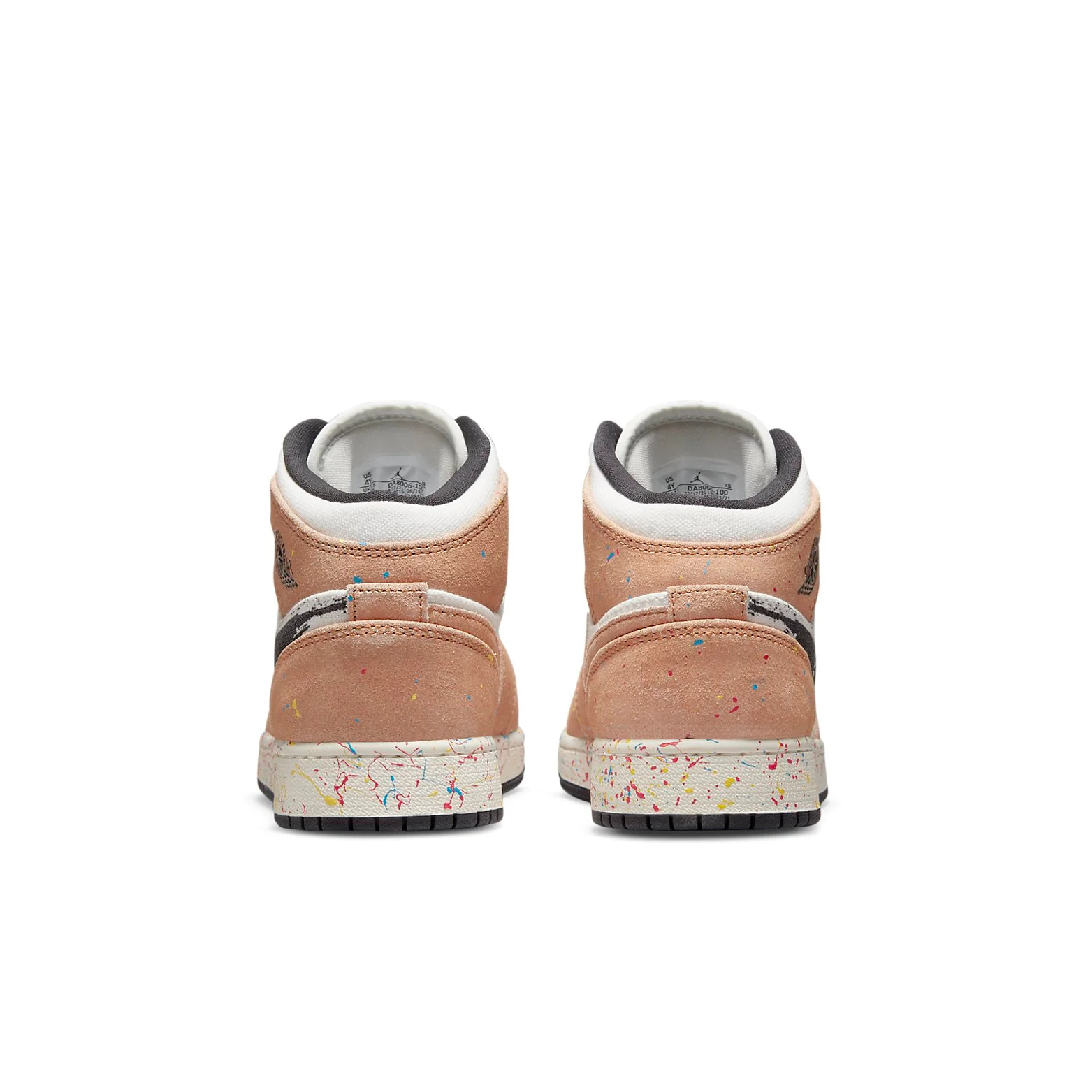 (GS) Air Jordan 1 Mid SE 'Brushstroke Paint Splatter' DA8006-100