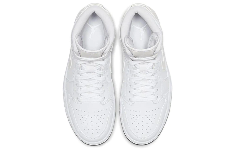 (WMNS) Air Jordan 1 Mid 'White Ivory' BQ6472-112