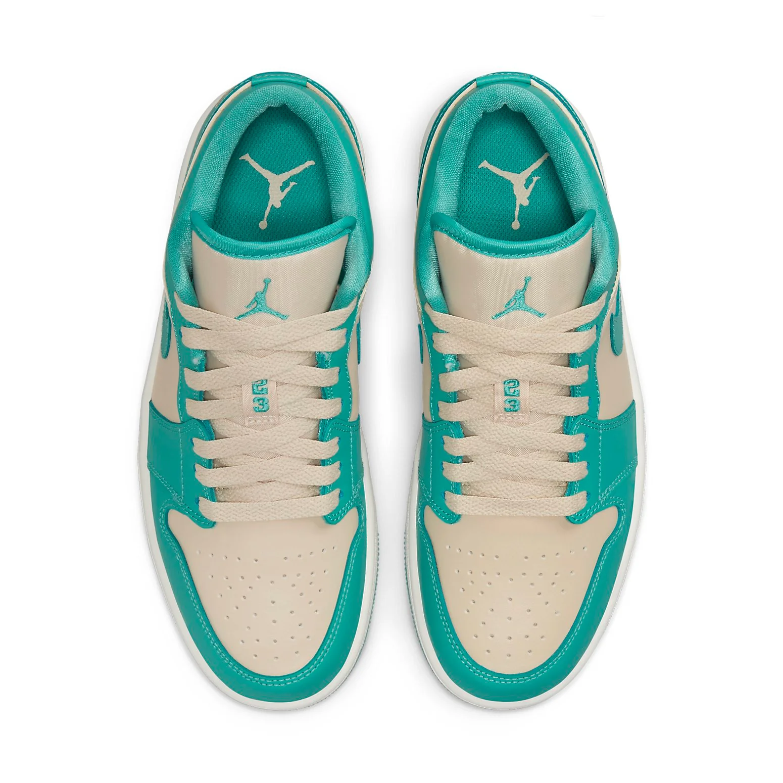 (WMNS) Air Jordan 1 Low 'Tropical Teal Sandy Beige' DC0774-131