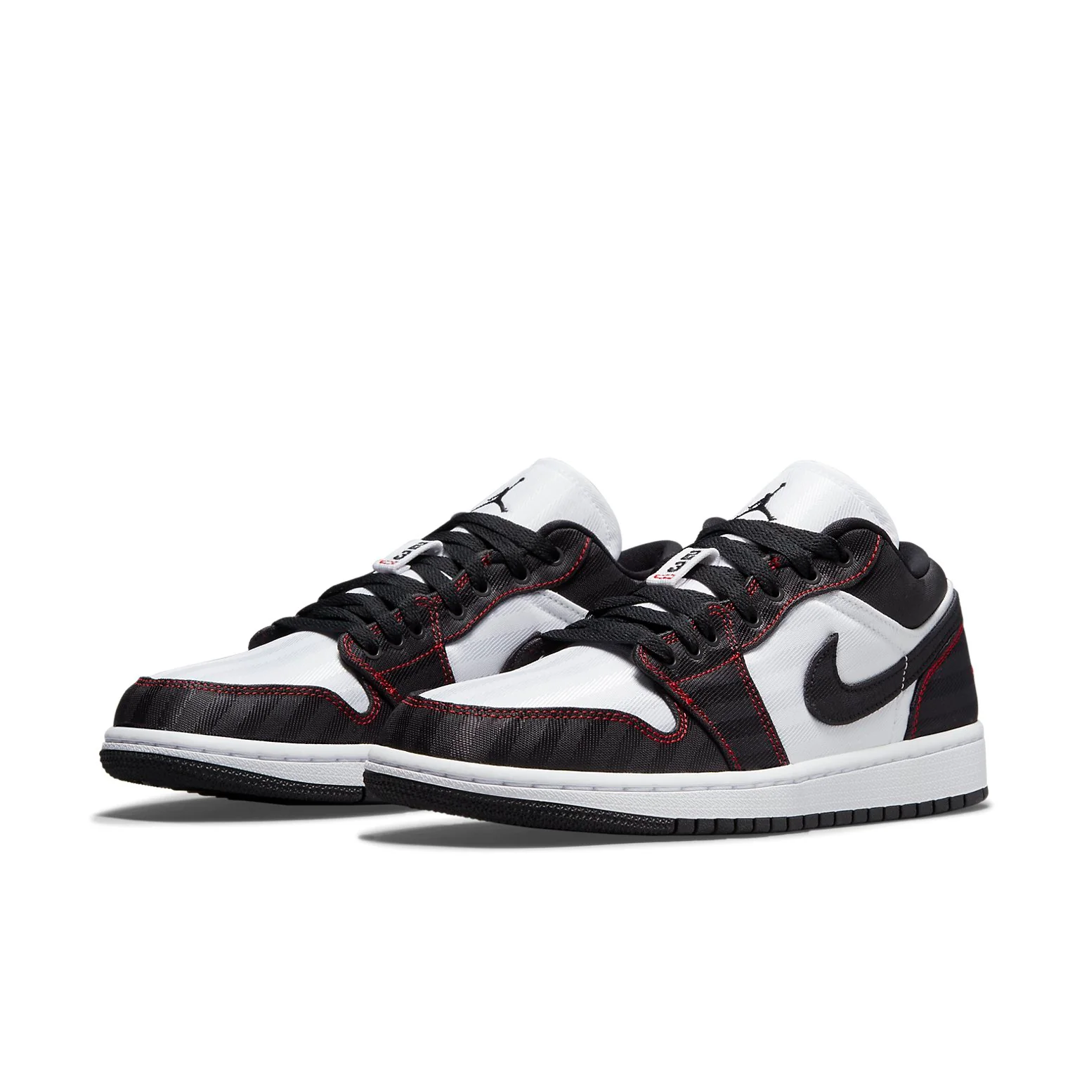 (WMNS) Air Jordan 1 Low SE Utility 'White Black Red' DD9337-106