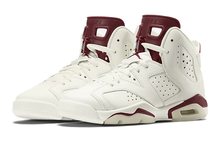 (GS) Air Jordan 6 Retro 'Maroon' 2016 International Release 384665-116