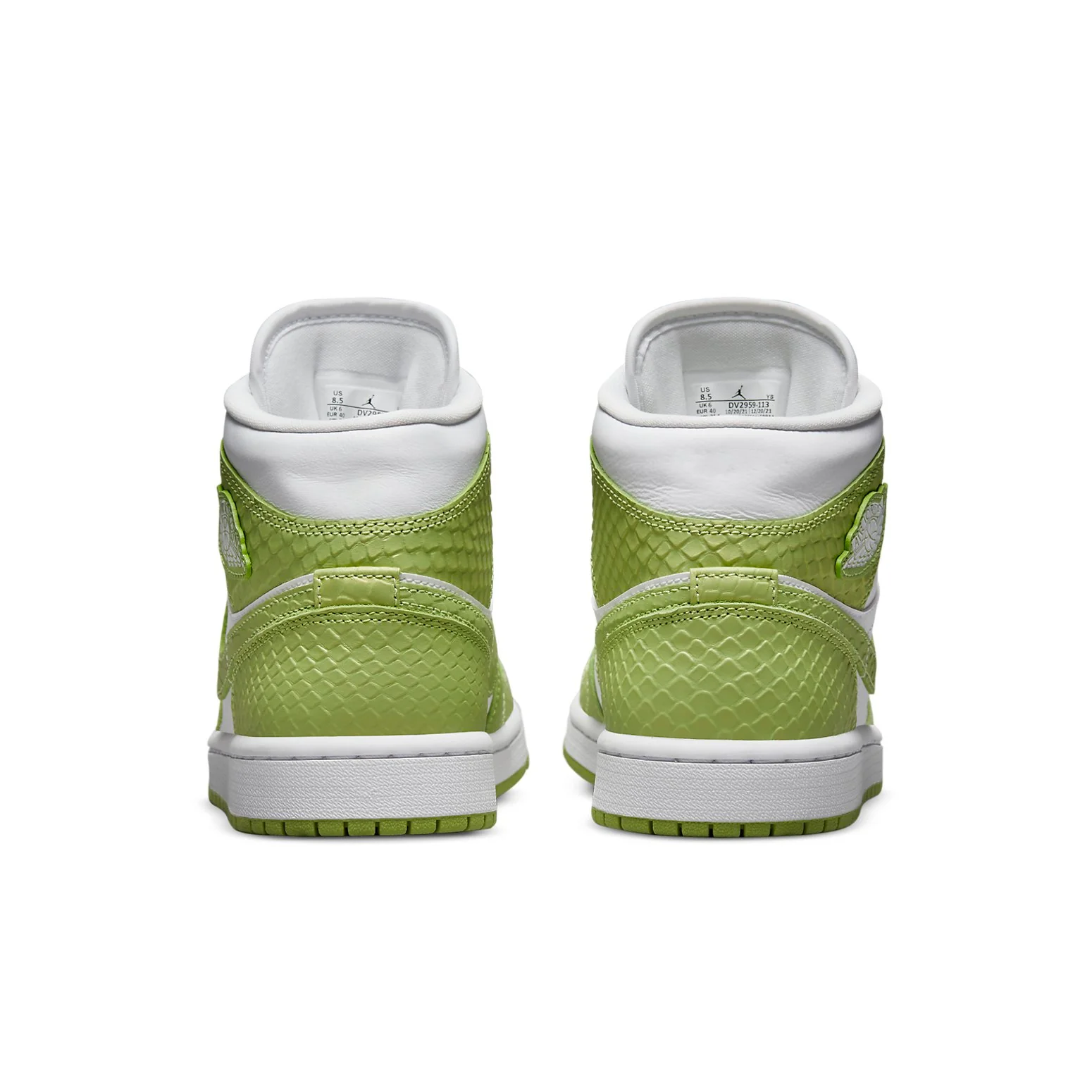 (WMNS) Air Jordan 1 Mid SE 'Green Python' DV2959-113