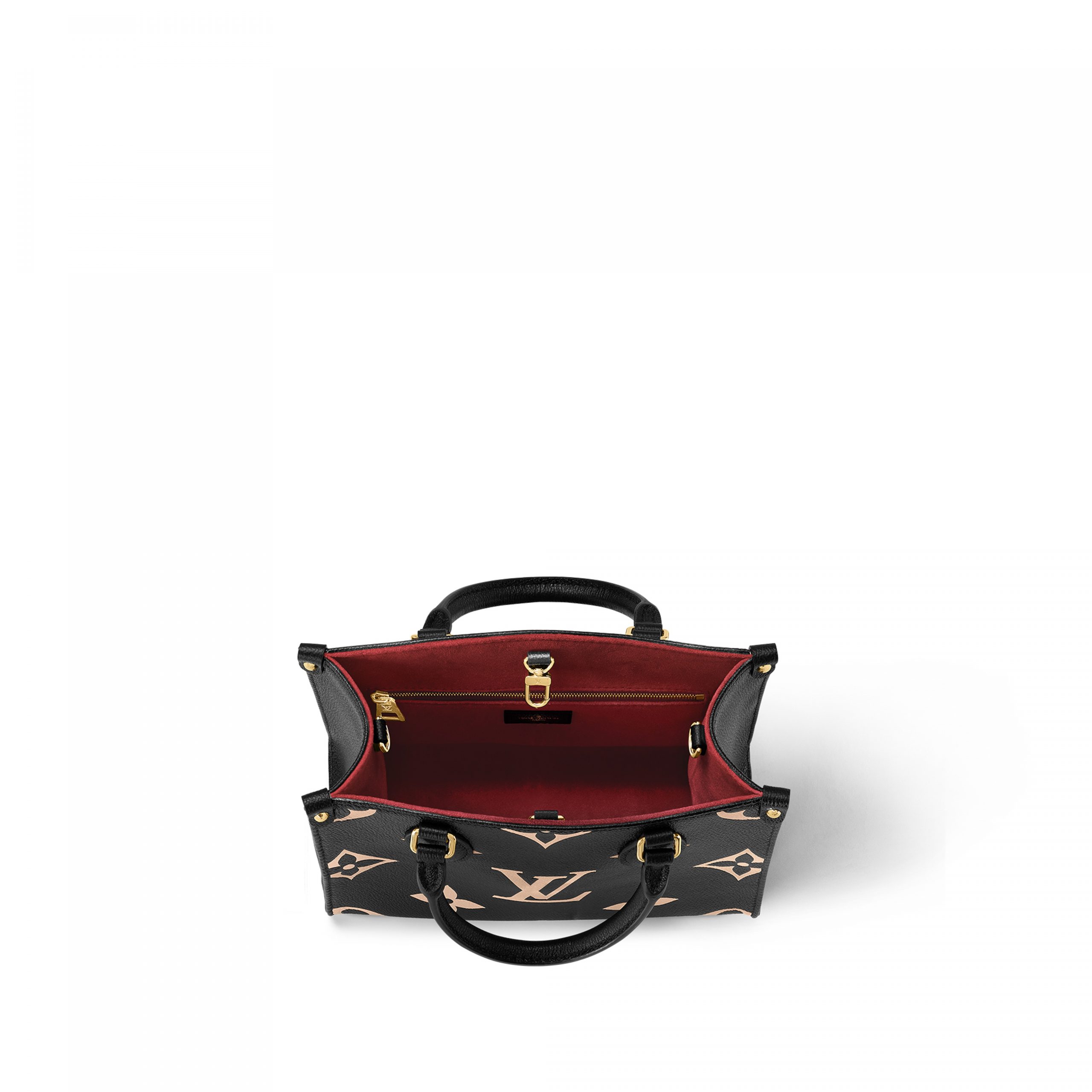 Louis Vuitton Onthego PM M45659 Black Beige