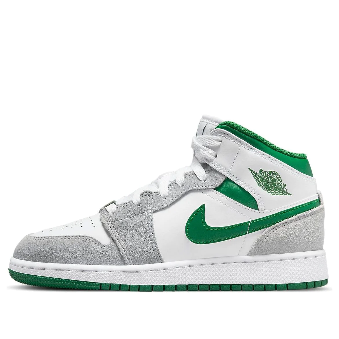 (GS) Air Jordan 1 Mid SE 'Grey Pine Green' DC7248-103