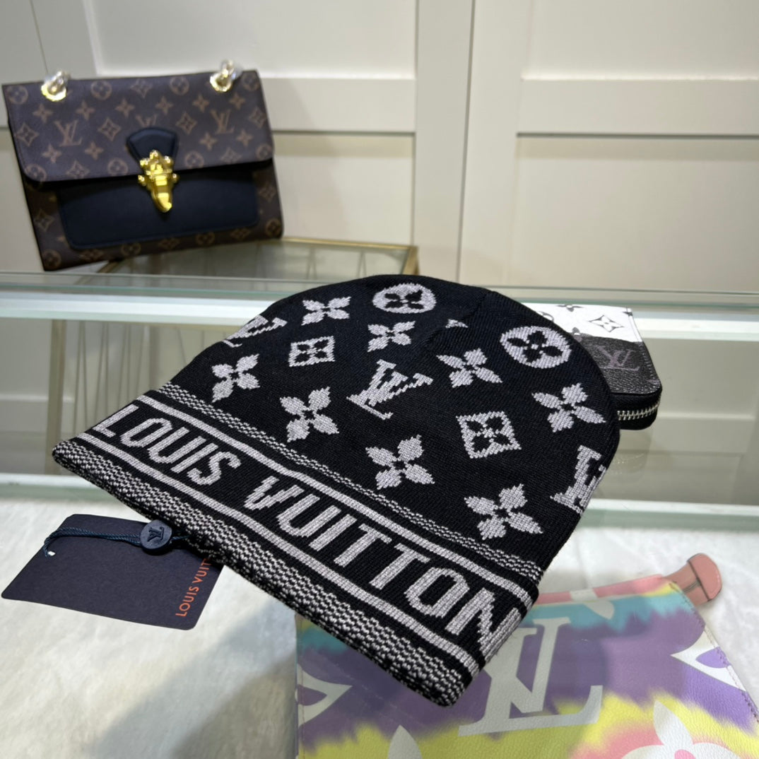 New Trends for Fall/Winter-Fashion flower color wool cap