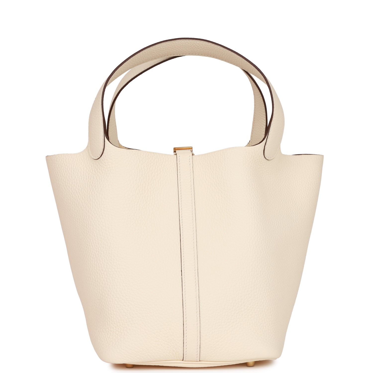 Hermès Picotin Lock 22 Nata Clemence Gold Hardware