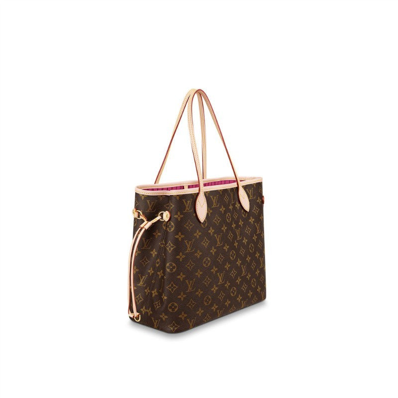 LV M41178 Neverfull MM Shoulder Bag Monogram Canvas