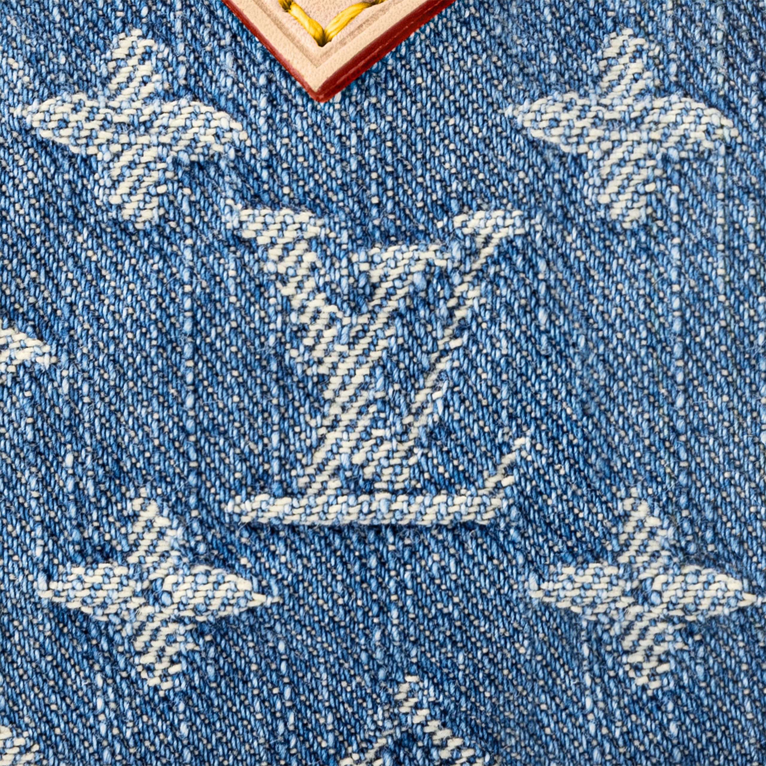 Louis Vuitton M82950 Nano Speedy Denim Blue