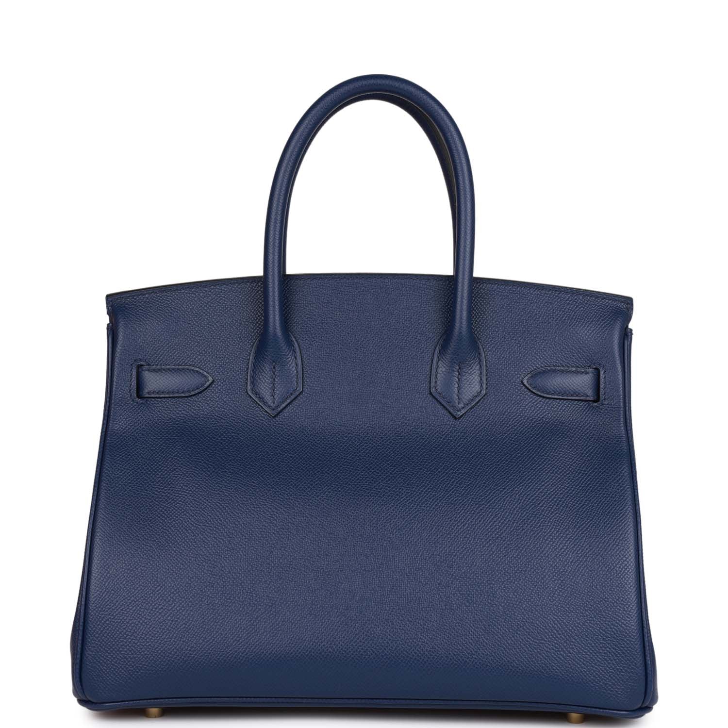 Hermès Birkin 30 Bleu Saphir Epsom Gold Hardware