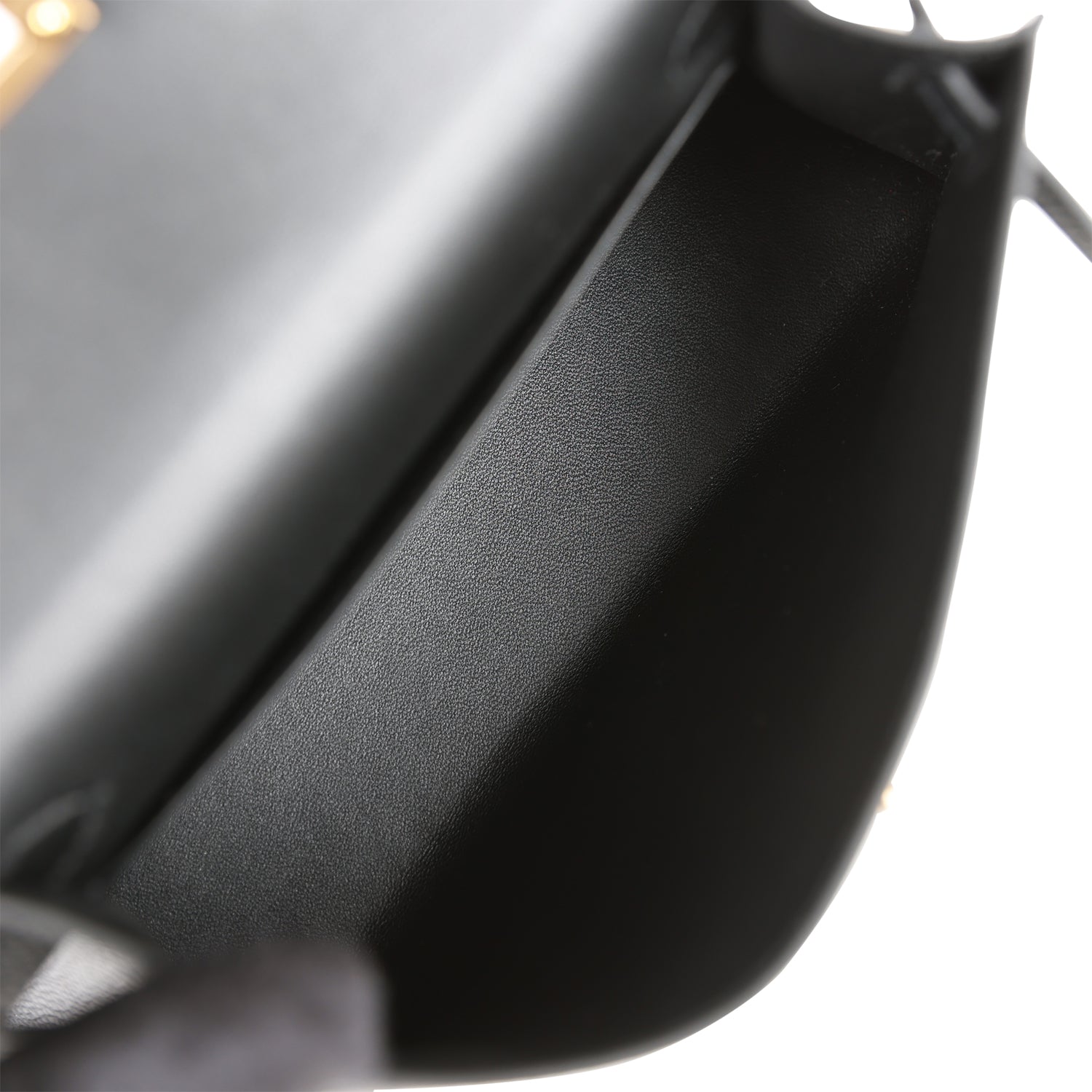 Hermès Kelly Sellier 20 Black Epsom Gold Hardware