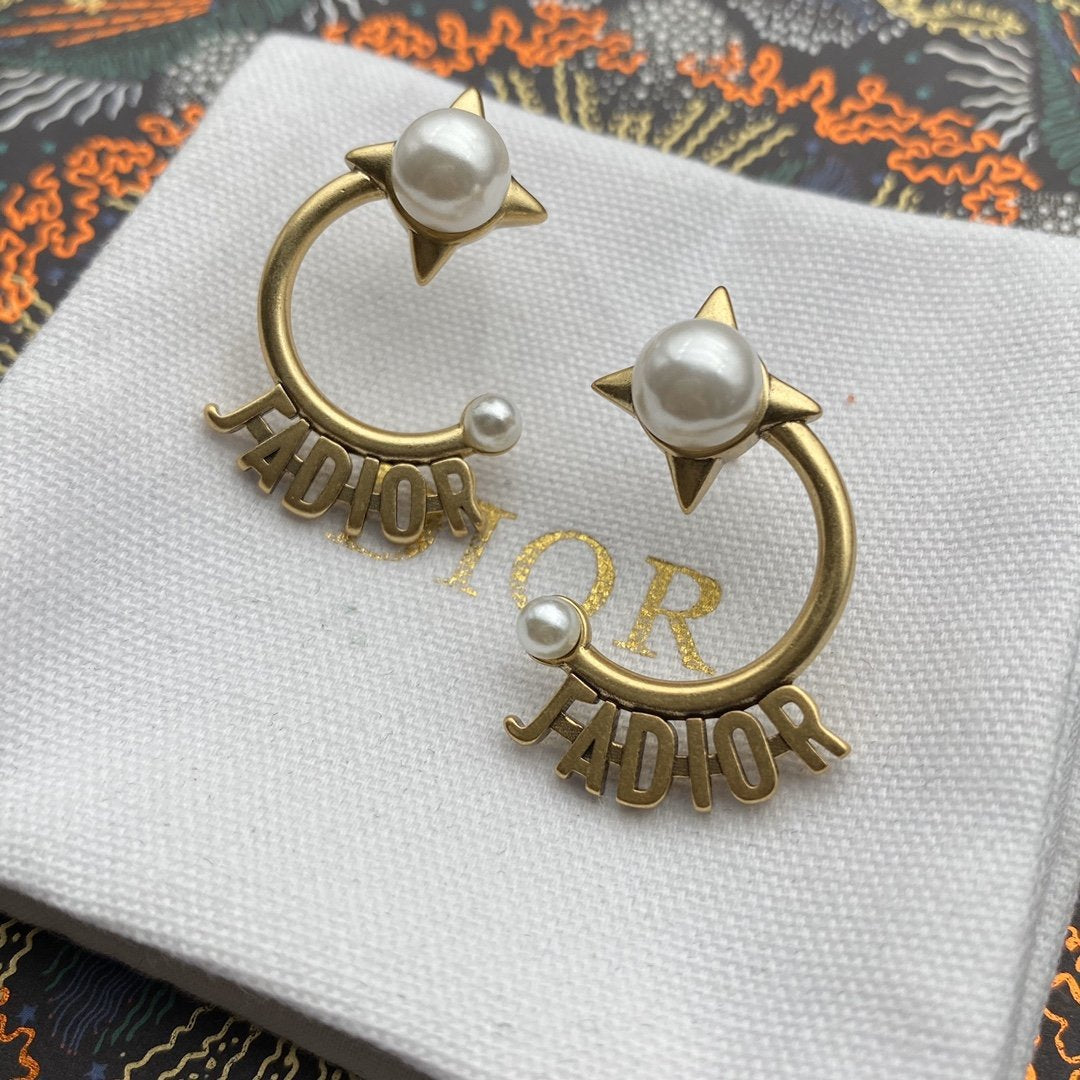 Fashion Moon Pendant Earrings