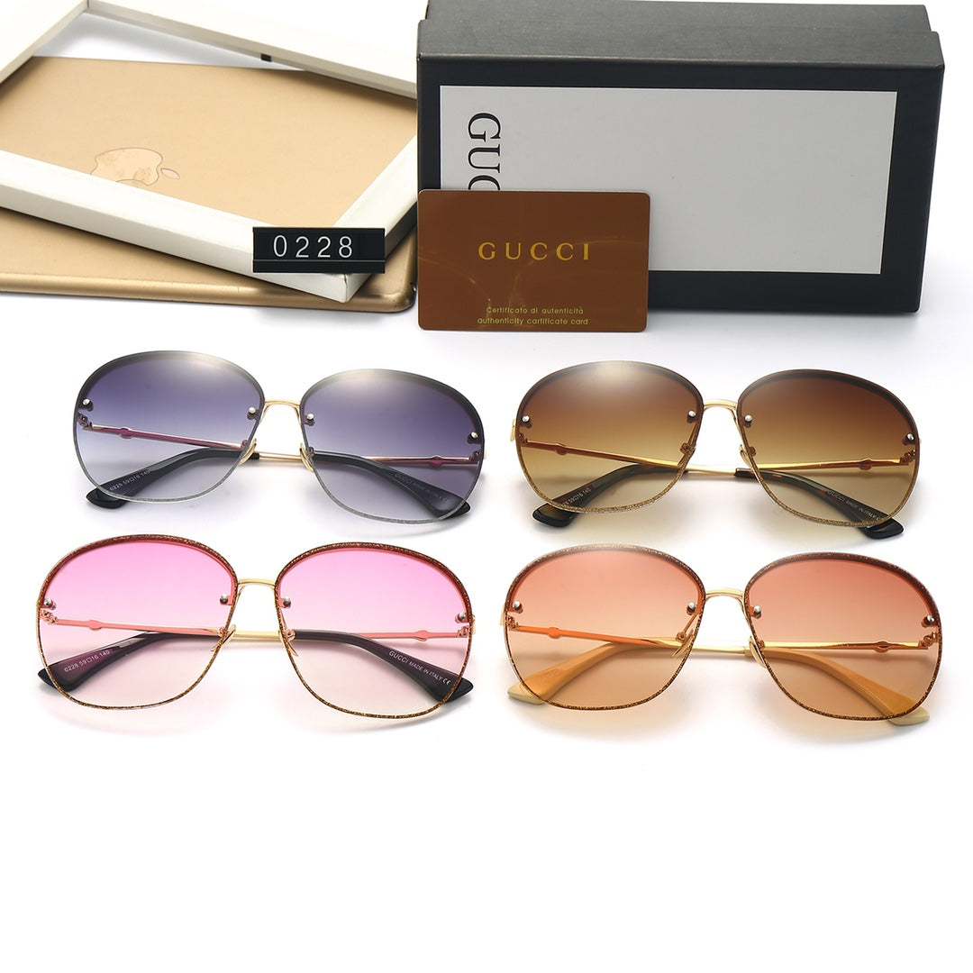 4 Color Women's Sunglasses—0228