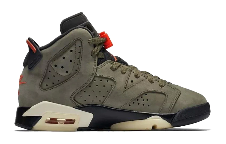 (GS) Travis Scott x Air Jordan 6 Retro 'Olive' CN1085-200