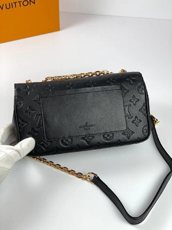 Louis Vuitton Marceau Chain Bag Black M46200